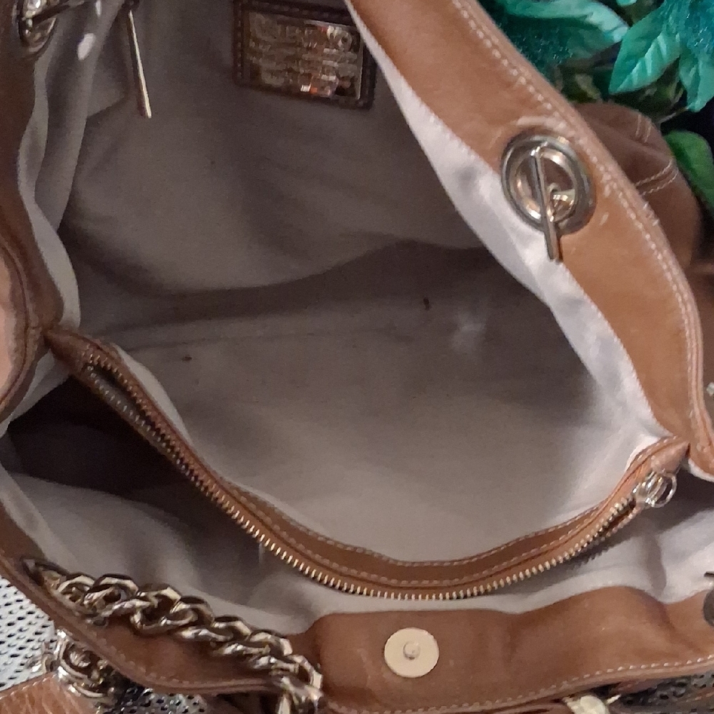 Valentino Brown Leather Shoulder Bag - Picture 3 of 4